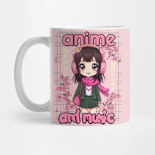 Dynamic Anime Vibes: A Journey of Color and Emotion Mug